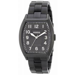 Bracelet de montre Fossil FS4883 Acier inoxydable Noir 20mm